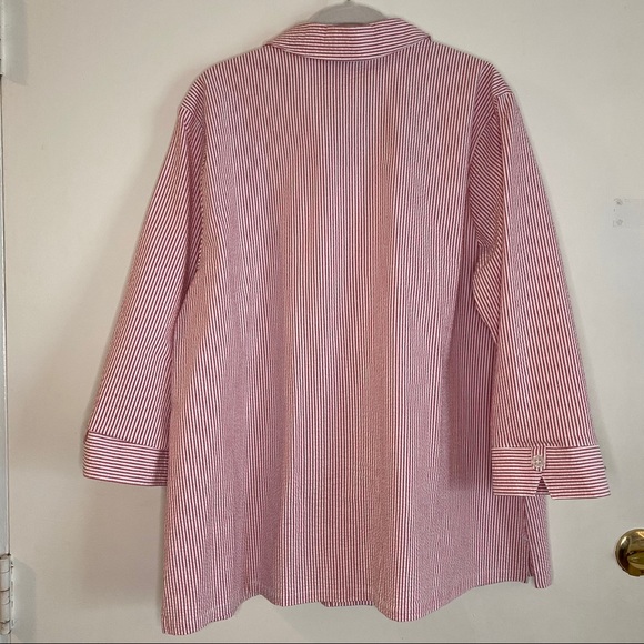 Pink & White pinstripe 2pc. Set - Unisex - Picture 3 of 6